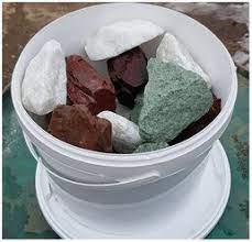 Камень  Атлант  Микс: Яшма,Кварц, Жадеит
