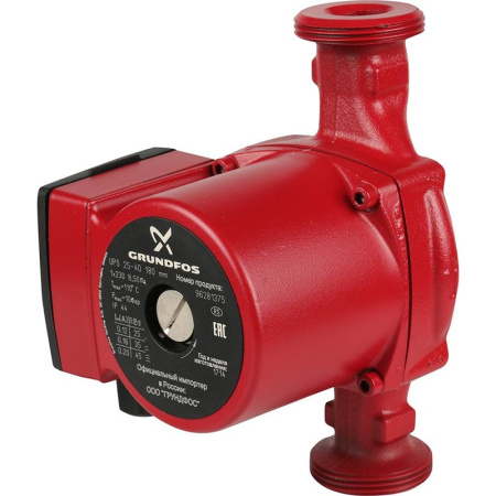 Насос циркуляционный  Grundfos UPS 25-40 с гайками (1x230)