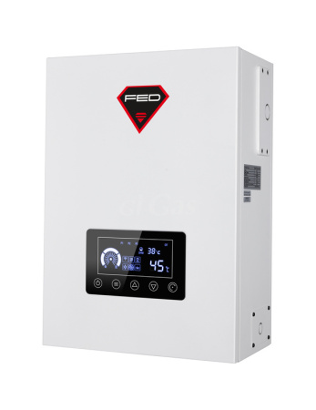 Электрический котел FED Electric 9,5 с возможностью подключения ГВС и Wi-Fi