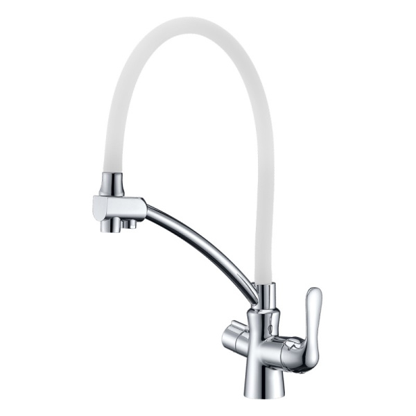 Смеситель для кухни LEMARK LM3070C-White