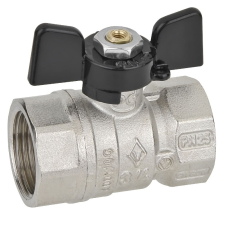 Кран шаровый BUGATTI 3/4" 3/4" вн/вн бабочка  серия 602