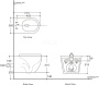Унитаз  Aquanet Rimless (243541) Cetus 2.0 W